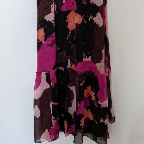 DVF Melania Silk Maxi Dress size 2 EUC - Picture 6 of 6